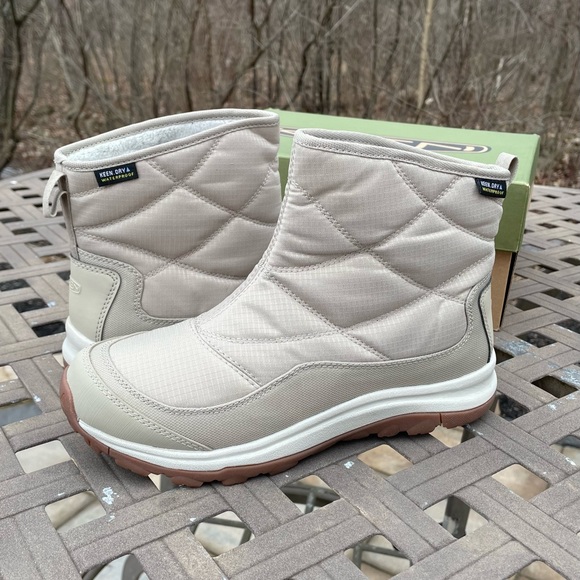 KEEN Terradora II Ankle Pull-On 8.5  Women's Outdoor Waterproof  Taupe Boot New - Picture 6 of 10